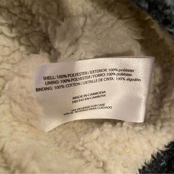 Orvis Blue 1:4 Zip Pullover Sweater Sherpa Lined Size XXL - Picture 7 of 8